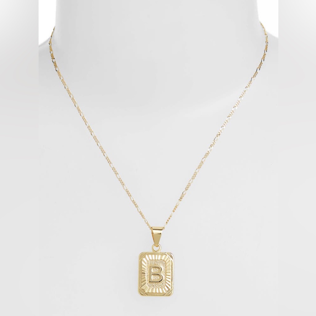 Bracha Initial Pendant Necklace
